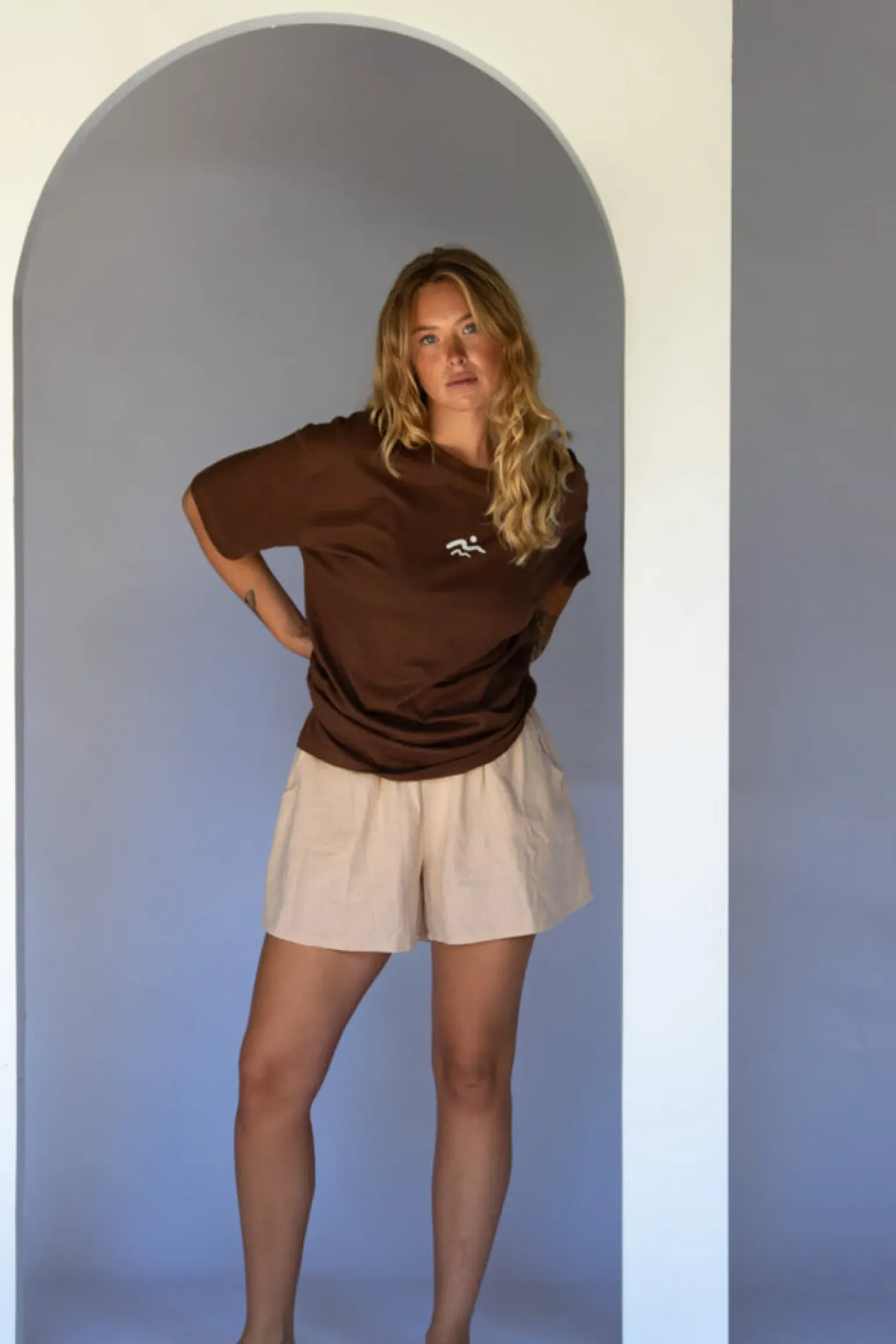 Hobo & Hatch Coast Tee - Chocolate