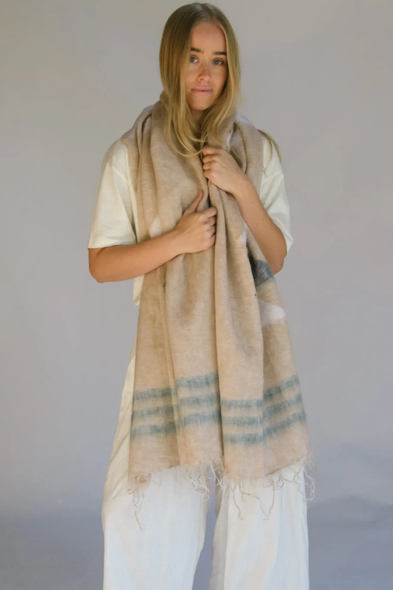 Hobo & Hatch Scarf- Aztec Vanilla