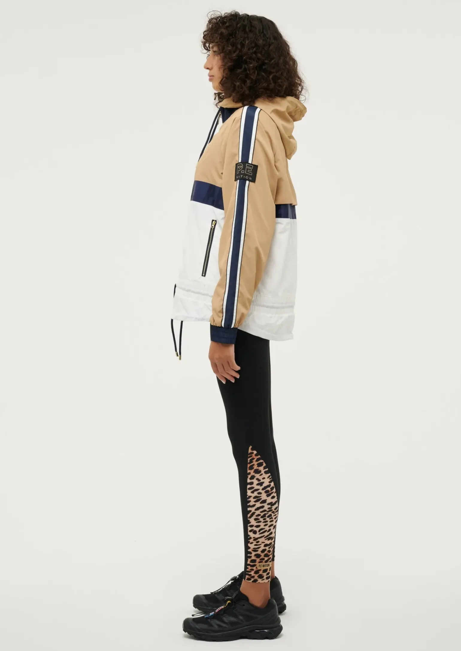 P.E Nation Cropped Man Down Jacket - Optic White